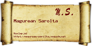 Magurean Sarolta névjegykártya
